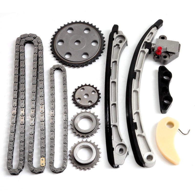 OCPTY Timing Chain Kit Tensioner Grease Pump Chain Gear fits for 2004-2013 for Mazda 3 2003-2007 for Mazda 6 2007-2012 for Mazda CX-7 L3K9-11-316 L3K9-14-143 - Image 1